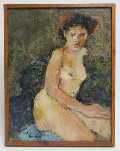 Image for Lot Gladys Robinson - Impressionist Nude O/B