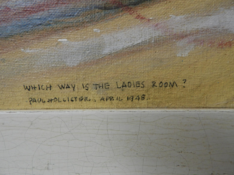 Paul Hollister "Which Way Is The Ladies Room?" O/C