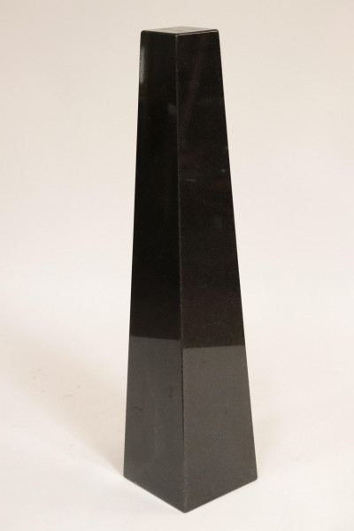 Image for Lot Black Granite Obelisk 46" Tall