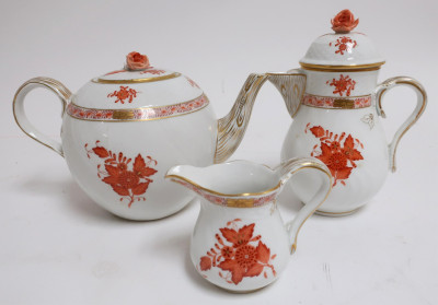 Image for Lot 21 pcs. Herend Porcelain Chinese Bouquet