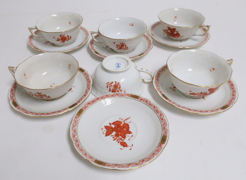21 pcs. Herend Porcelain Chinese Bouquet