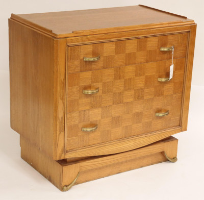 Image for Lot French Art Deco Parquetry Dressing Chest, 1925