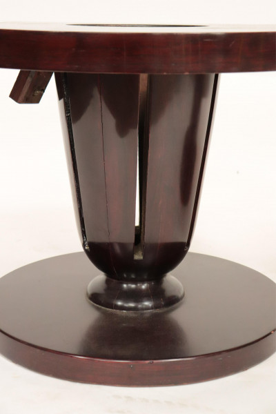 Tovar Art Deco Mahogany Circular End Tables
