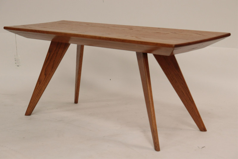Mid Century Solid Ash Table/Bench, circa 1940