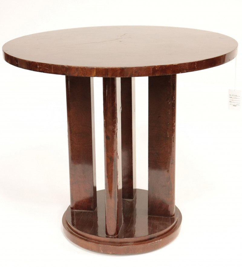 Art Deco Mahogany Side Table, circa 1930