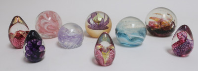 Glass Paperweights: Scotland, GED, Addition