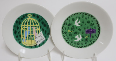 2 Colette Gueden Platters, 3 Primavera Plates