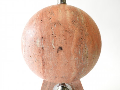 Philippe Barbier Red Marble Lamp