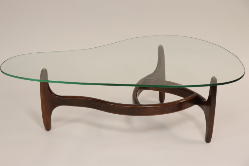 Adrian Pearsall Style Amorphous Coffee Table, 1960