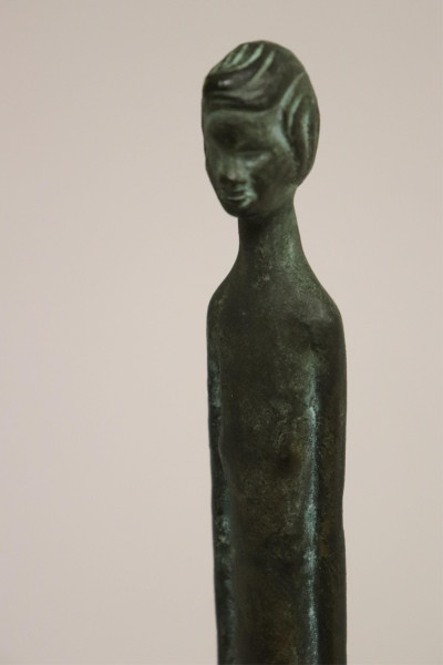 Image for Lot Bronze Male Figure of a Boy by Arte Etrusca