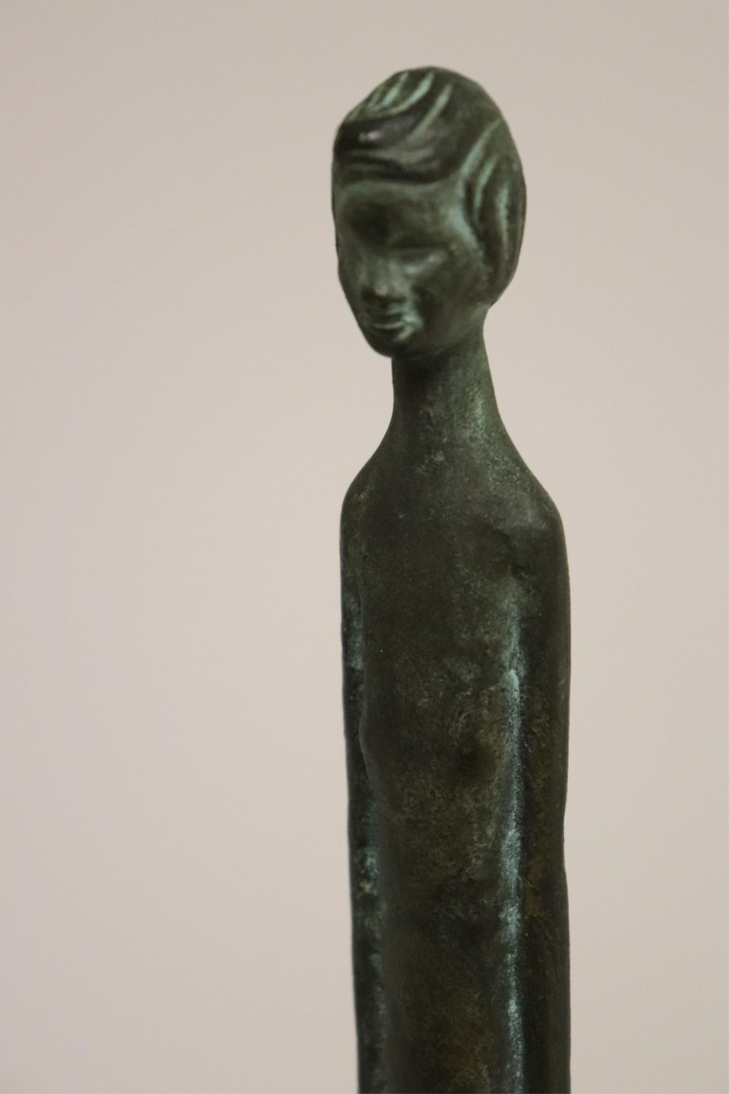 Bronze Male Figure of a Boy by Arte Etrusca