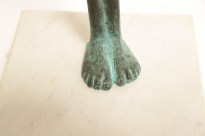 Bronze Male Figure of a Boy by Arte Etrusca