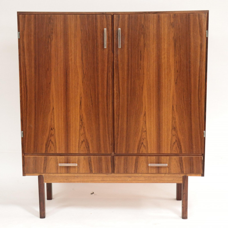 Danish Modern Rosewood Bar Cabinet, Odder, 1965