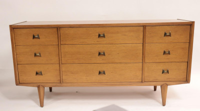 Image for Lot Century Furniture Walnut Dresser, circa 1960