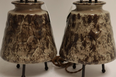 Pair of Rembrandt Mid Century Ceramic Lamps