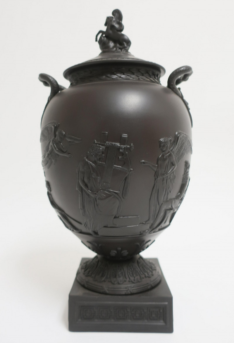 Wedgwood Black Basalt Homeric Vase