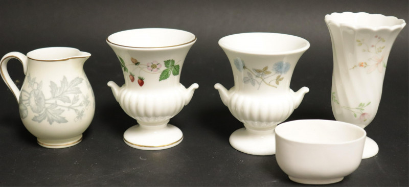 Group Florally Decorated Wedgwood Items