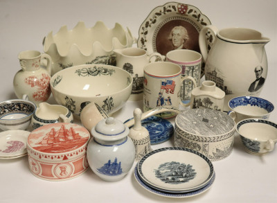 Image for Lot 19-pc. lot of Wedgwood Transferware