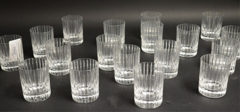 Set of 18 Baccarat Hermonie Double Old Fashioned's