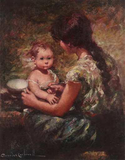 Image for Lot Rosendo Gonzalez Carbonell - Woman & Baby