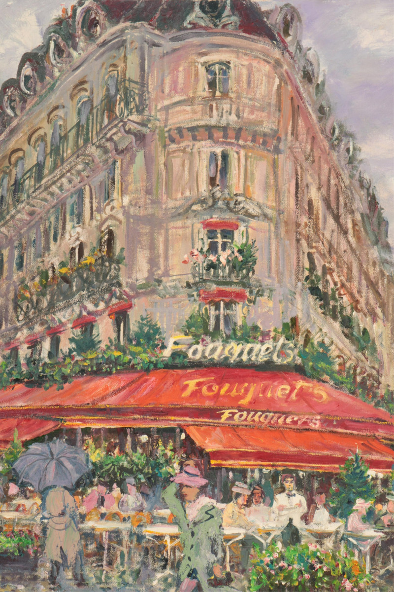 Val Tsar - 'Romance In The Rain Le Fouquet Cafe'