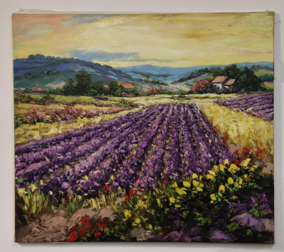 Image for Lot Peter van Berkel - Lavender Rows in Provence