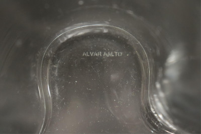 9 Alvar Aalto Clear Glass Vases