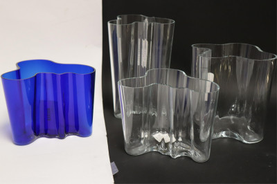 Image for Lot 4 Alvar Aalto Glass Vases