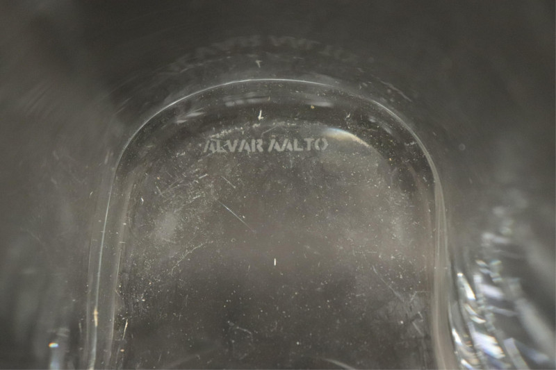 4 Alvar Aalto Glass Vases