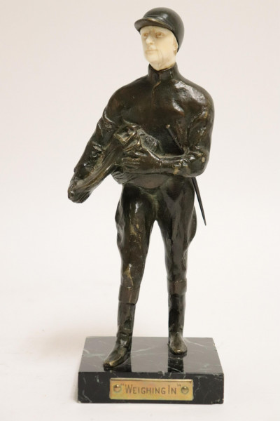 Maurice Giraud-Riviere, 4 Bronze Equestrian Figure