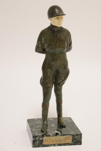 Maurice Giraud-Riviere, 4 Bronze Equestrian Figure