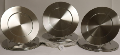 Image for Lot 20 Alessi Steel Plates by Inox