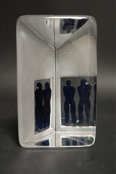 Glass Items, incl. Baccarat, Kosta Boda Sculpture