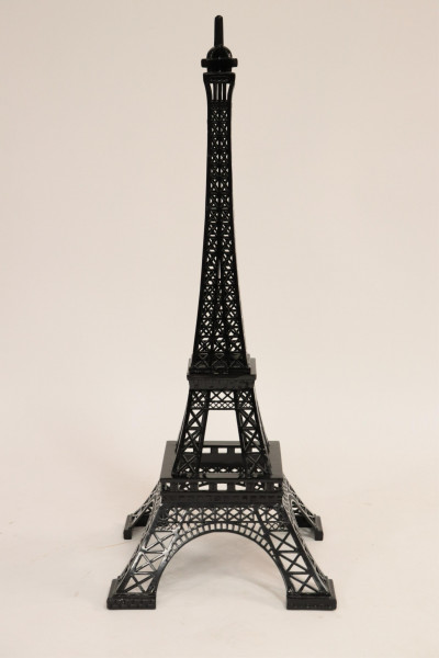 Image for Lot Large Enameled Metal Model of the Eiffel Tower