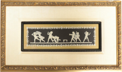 Image for Lot Wedgwood Tri-color Plaque 