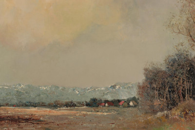 Willi Bauer - Landscape with Pond