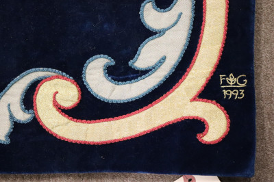 Spanish Silk Velvet Tapestry, urn design