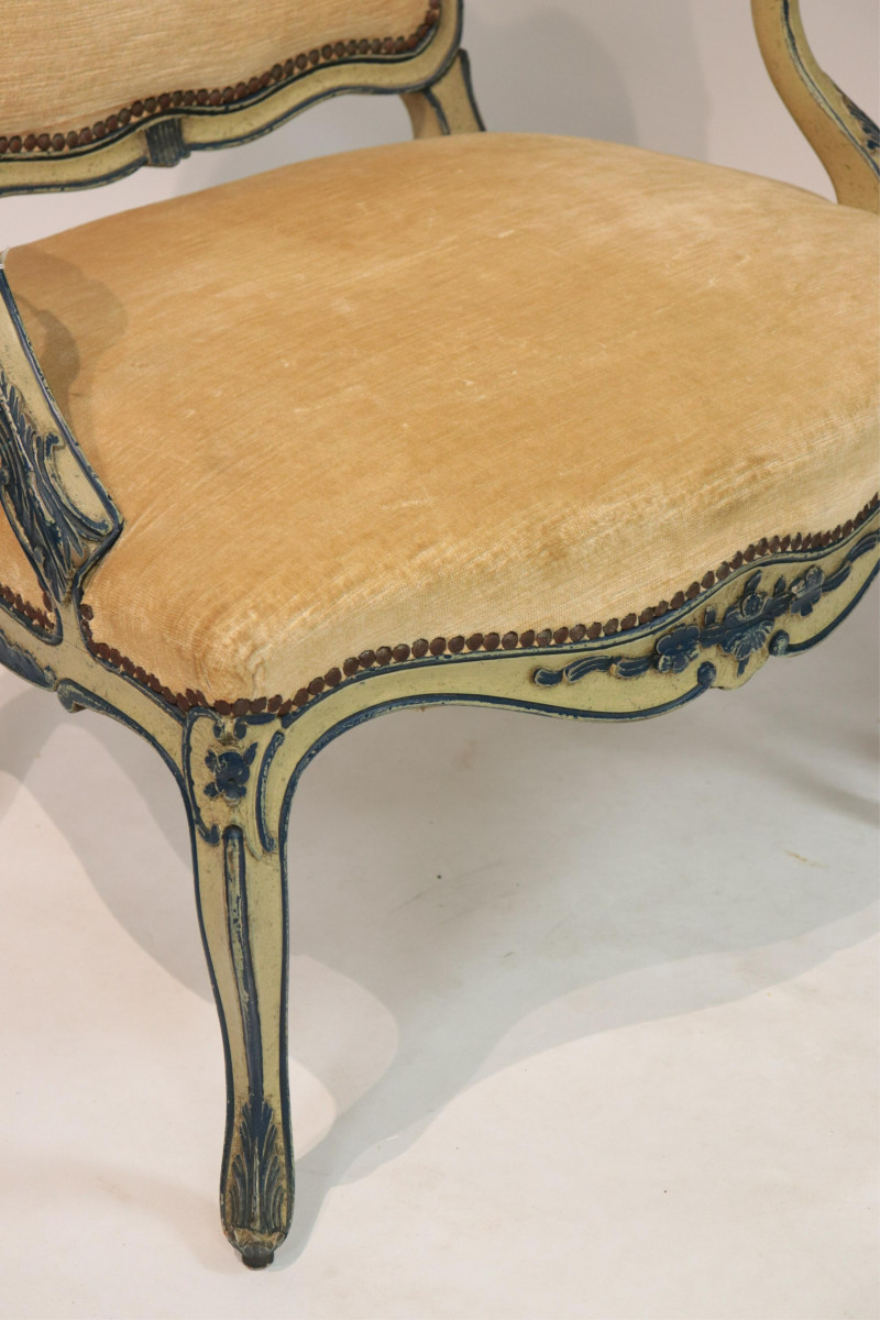 Louis XV Style Fauteuil and Bergere