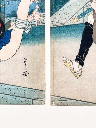 Yoshikuni - Samurai Triptych