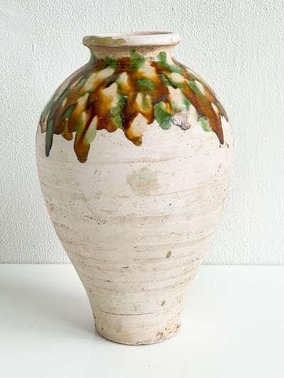 Chinese Tang Style Sancai-Glazed Ceramic Vessel