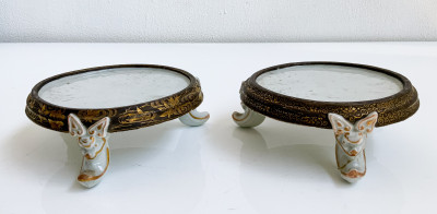 Pair of Chinese Ceramic Stands