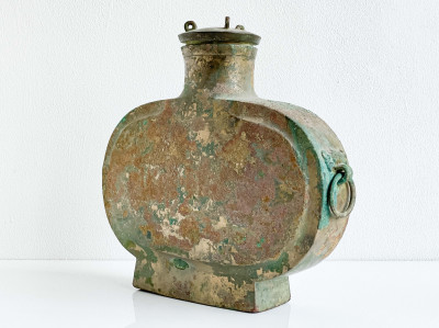 Chinese Bronze Vessel and Cover, Bianhu