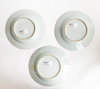 3 Chinese Export Porcelain Dishes for the European Market