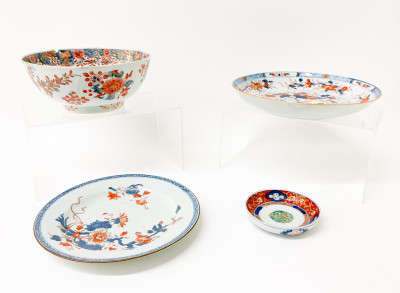 Chinese Imari Export Porcelain Dishes