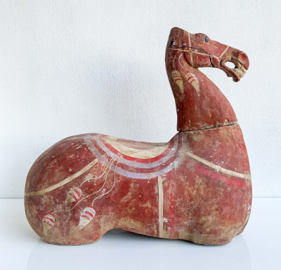 Chinese Painted Pottery Horse