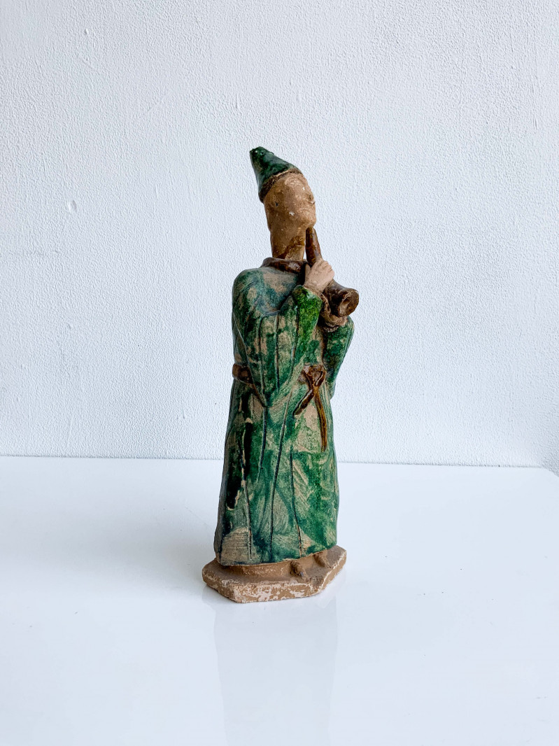 6 Chinese Glazed Pottery Figures of Musicians