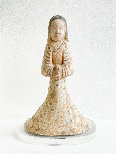 Image for Lot Chinese Han Style Pottery Figure