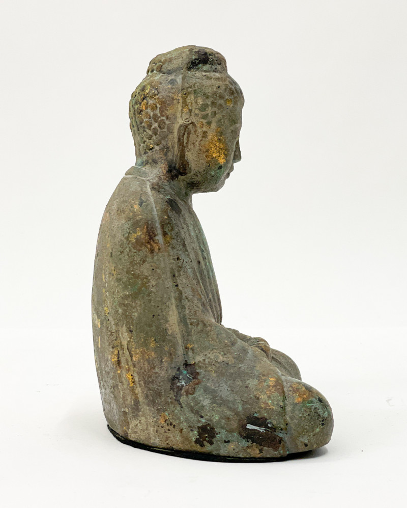Japanese Seated Figure of Amida Buddha