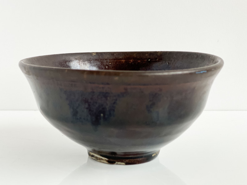 Chinese Black Glazed Ceramic Tea Bowl