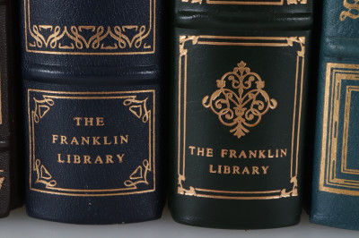 Franklin Press 12 Leather volumes 19th/20thC.Lit.